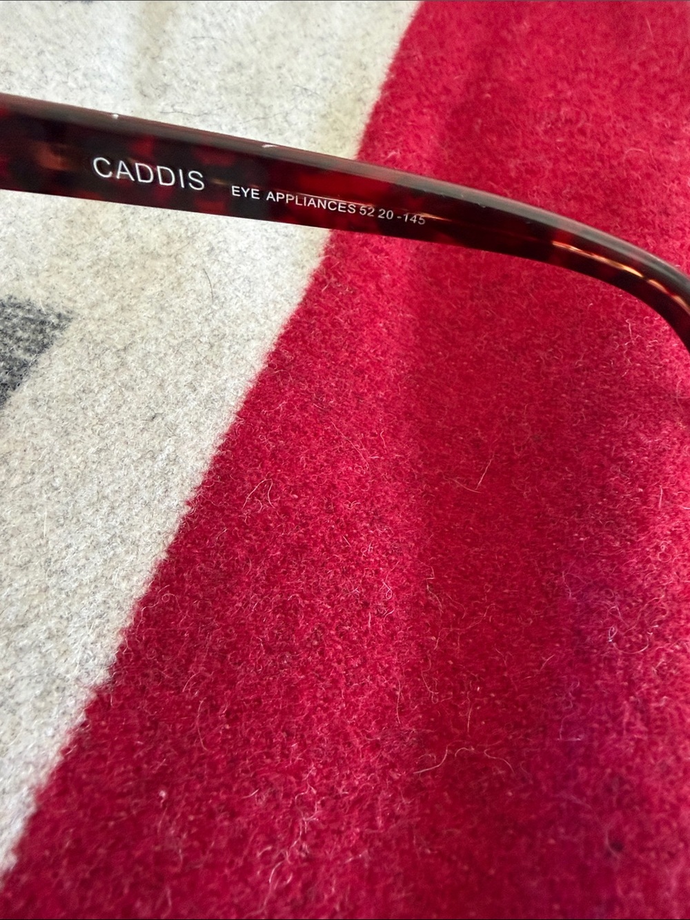Women's Caddis The Miklos Red Cat-Eye Fashion Glasses strength 150. - Picture 4 of 5